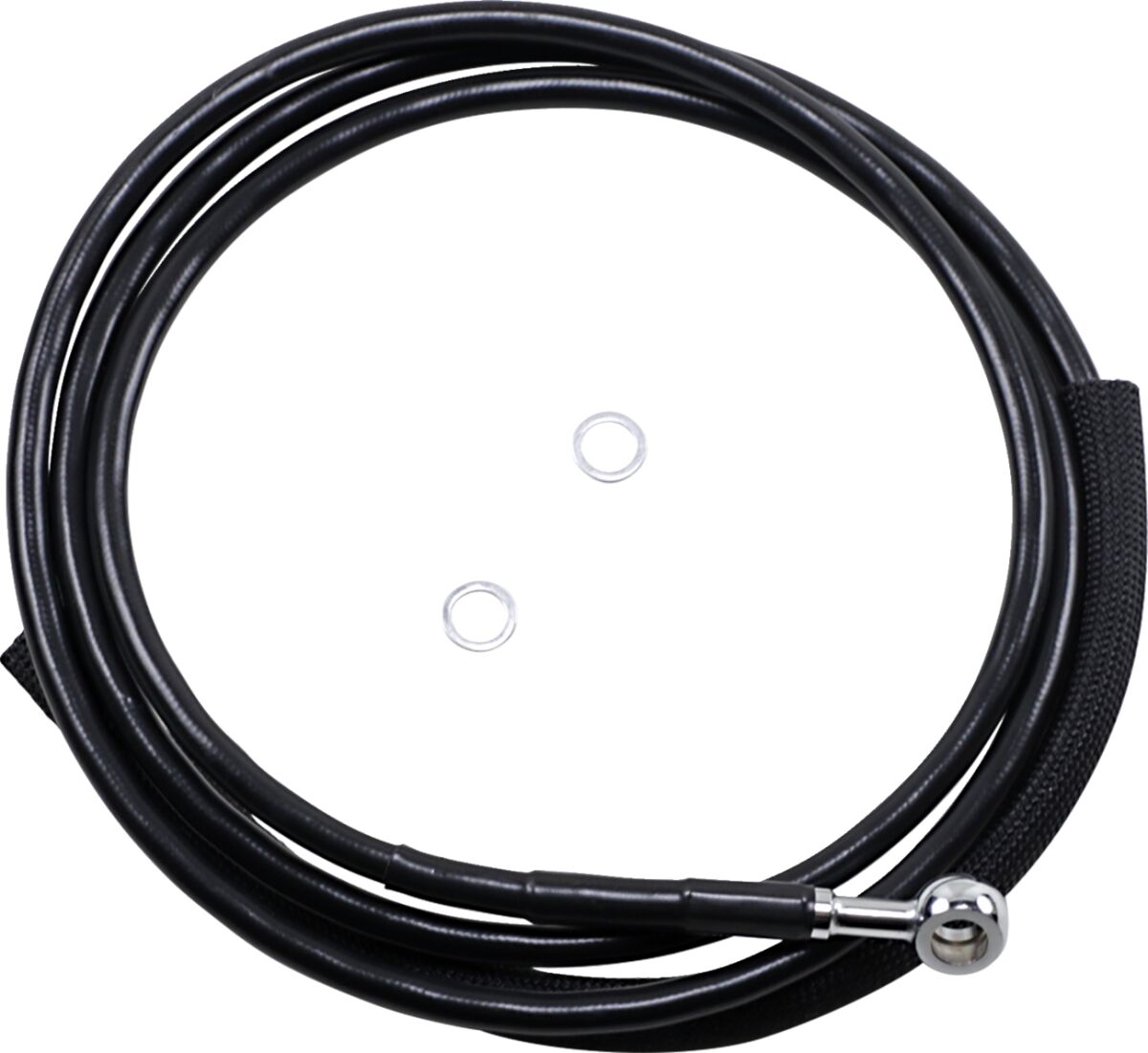 CLUCTH LINE BLACK VINYL COATED + 4" STAINLESS STEEL HYDRAULIC
