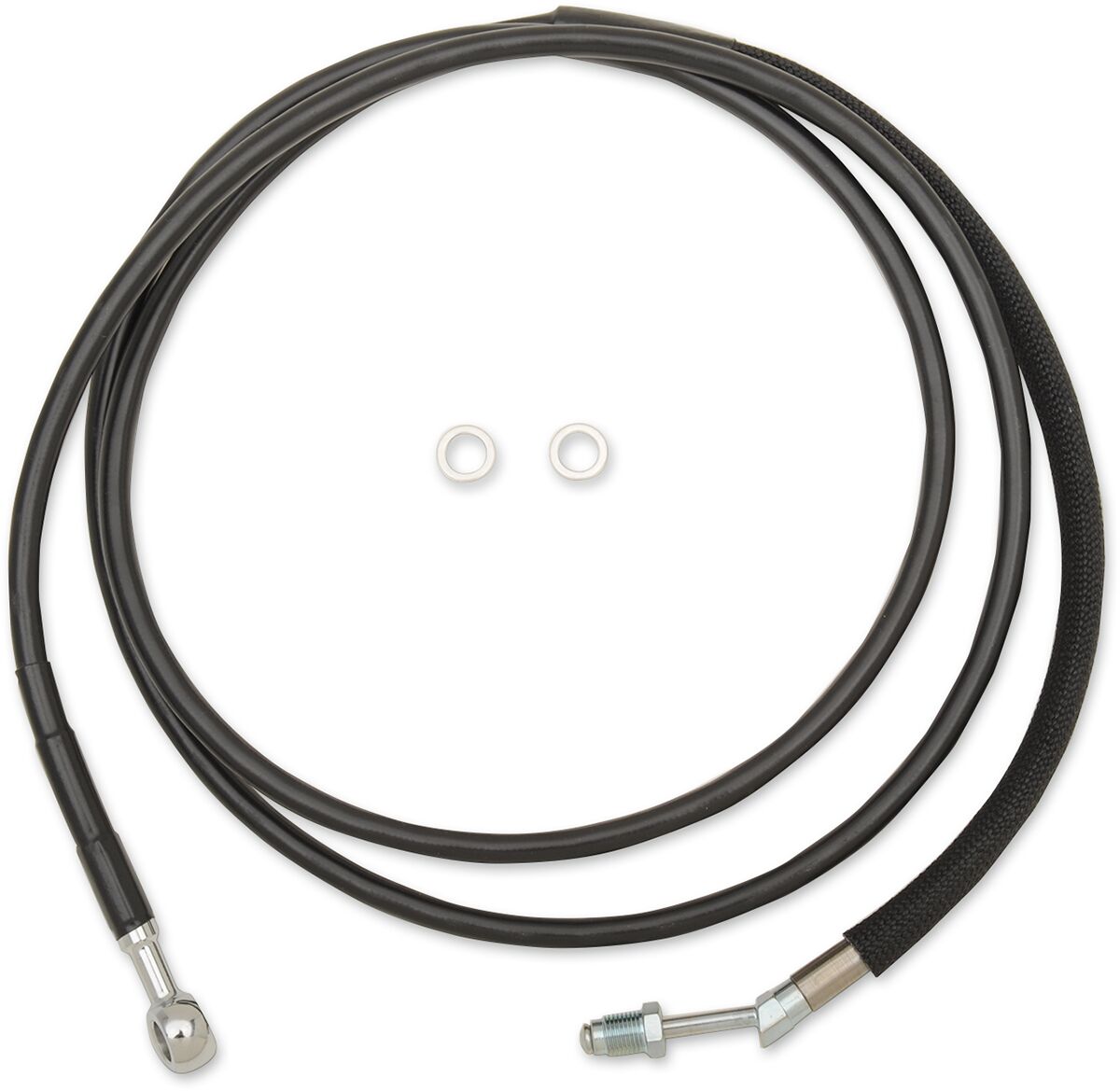 CLUCTH LINE BLACK VINYL COATED + 6" STAINLESS STEEL HYDRAULIC