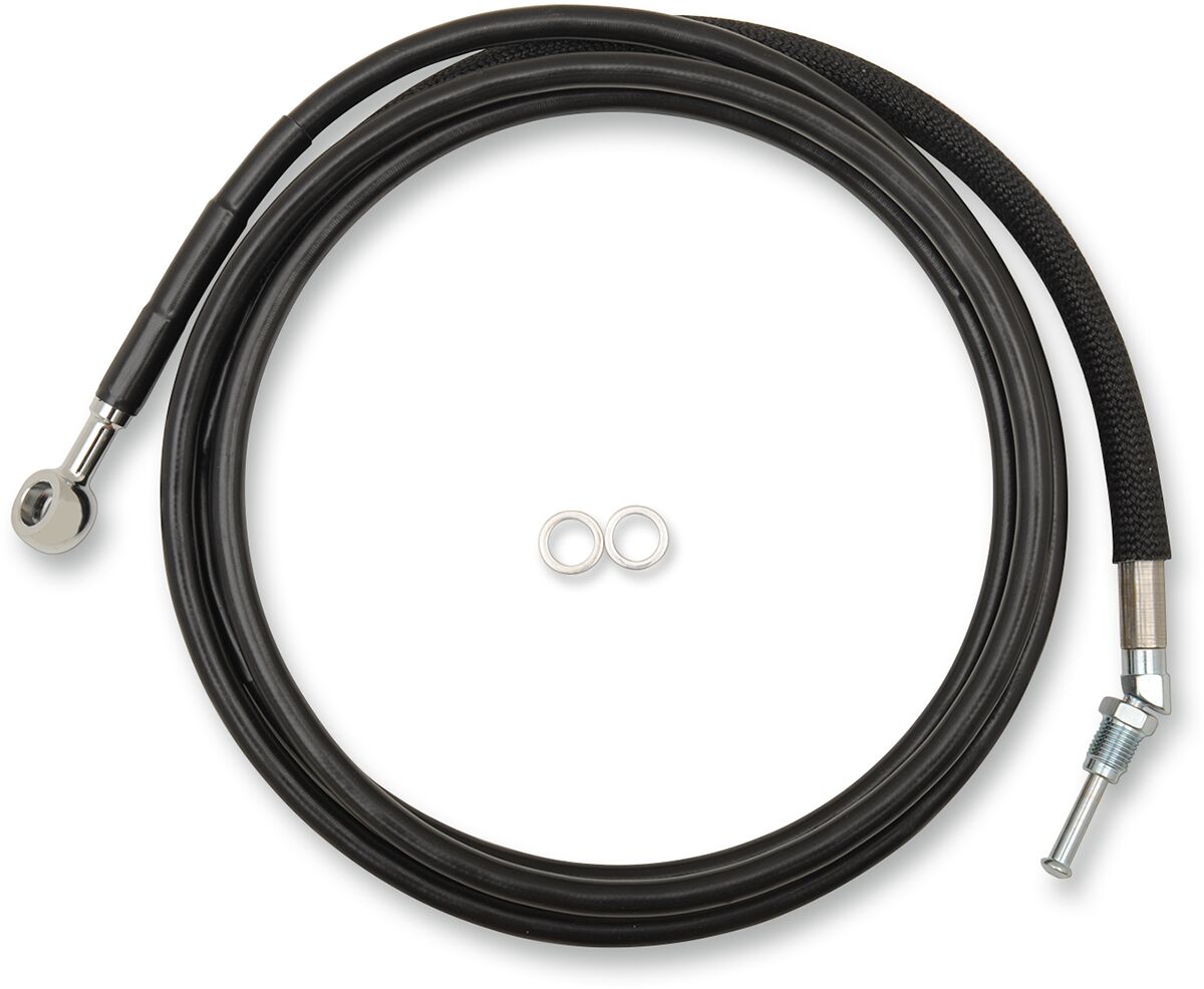 CLUCTH LINE BLACK VINYL COATED + 10" STAINLESS STEEL HYDRAULIC