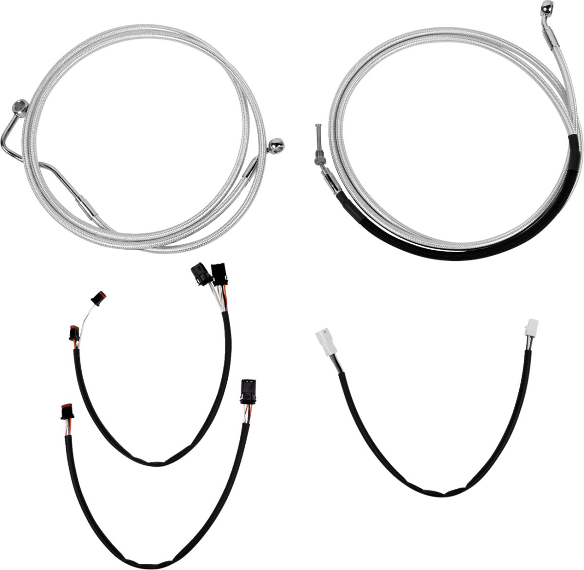 HANDLEBAR INSTALLATION KIT DESIGNER STERLING CHROMITE® II CHROME NATURE/CLEAR