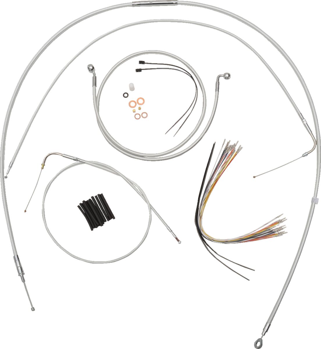 HANDLEBAR INSTALLATION KIT DESIGNER STERLING CHROMITE® II CHROME NATURE/CLEAR