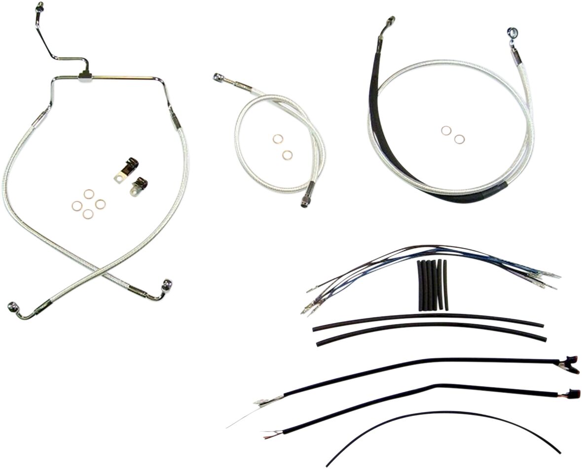 HANDLEBAR INSTALLATION KIT DESIGNER STERLING CHROMITE® II CHROME NATURE/CLEAR