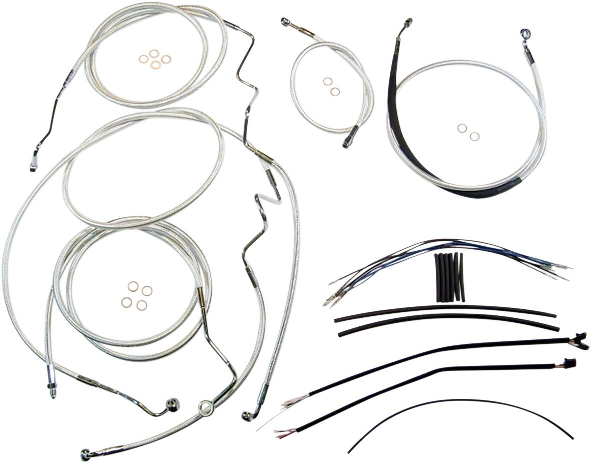 HANDLEBAR INSTALLATION KIT DESIGNER STERLING CHROMITE® II CHROME NATURE/CLEAR