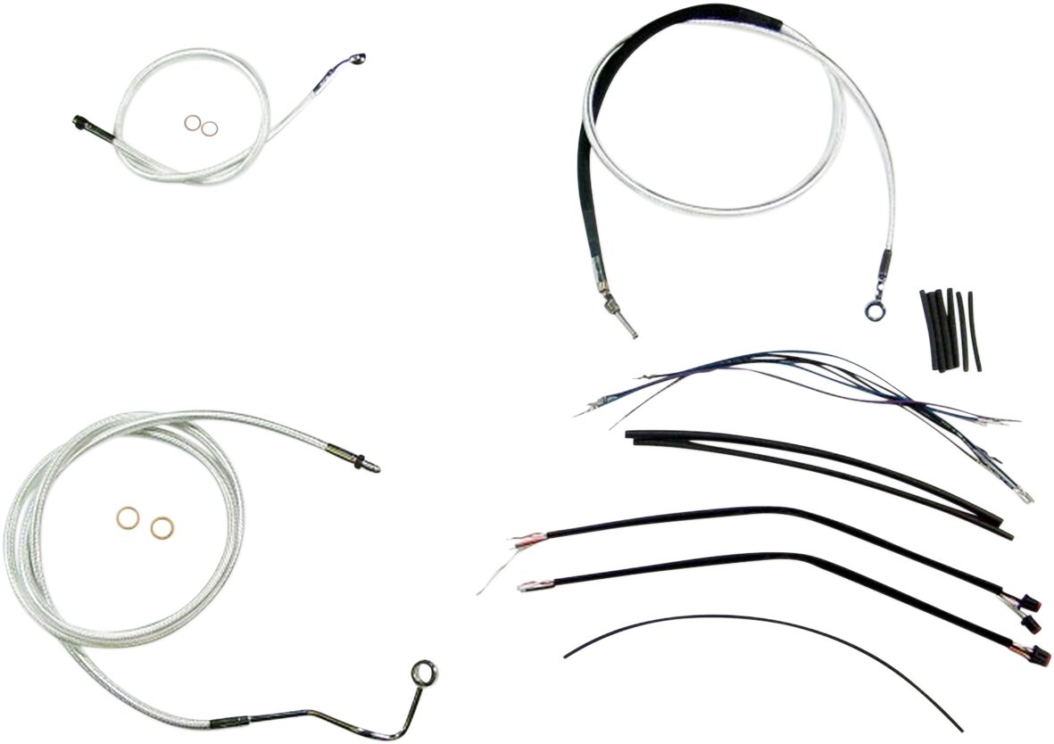 HANDLEBAR INSTALLATION KIT DESIGNER STERLING CHROMITE® II CHROME NATURE/CLEAR