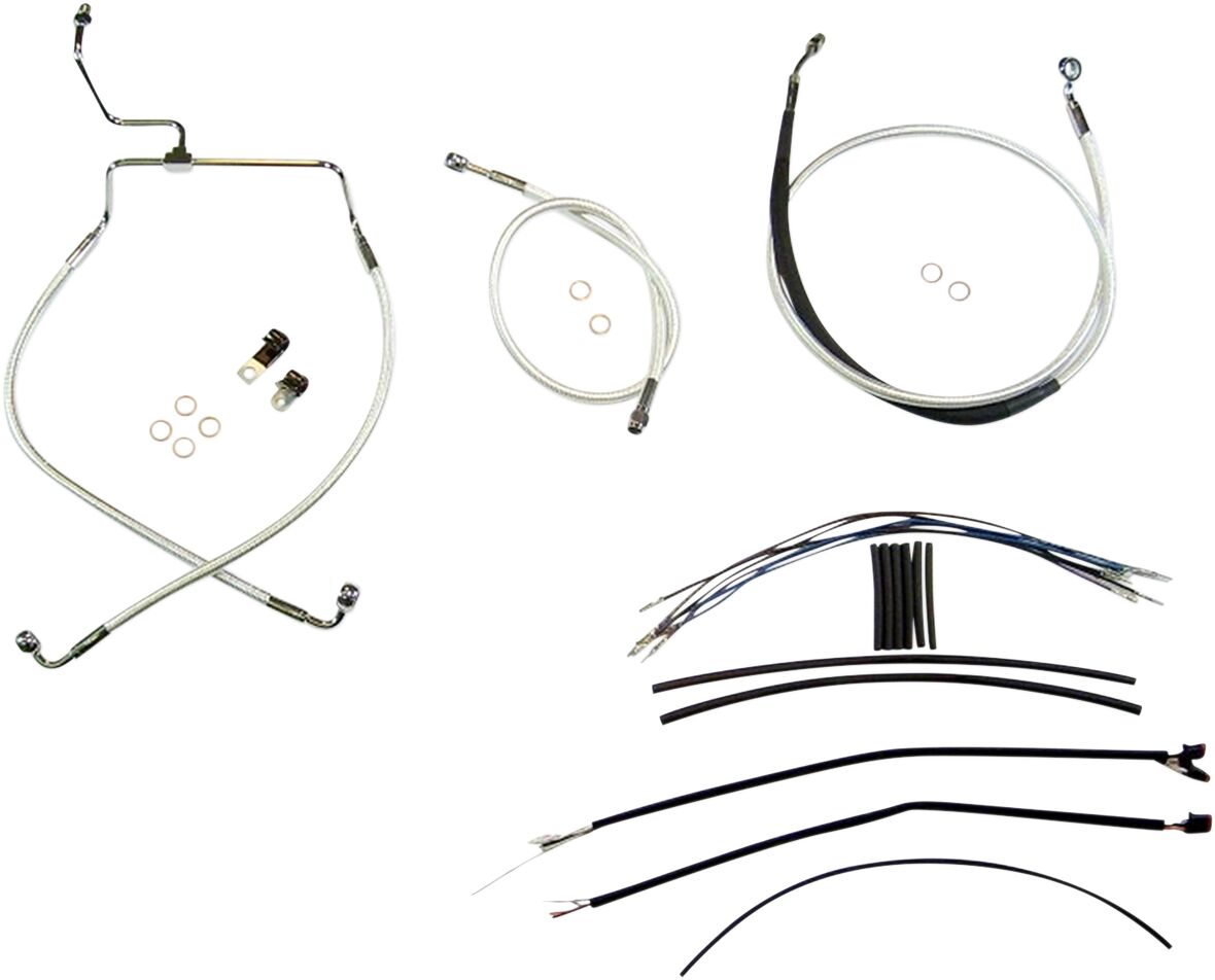 HANDLEBAR INSTALLATION KIT DESIGNER STERLING CHROMITE® II CHROME NATURE/CLEAR