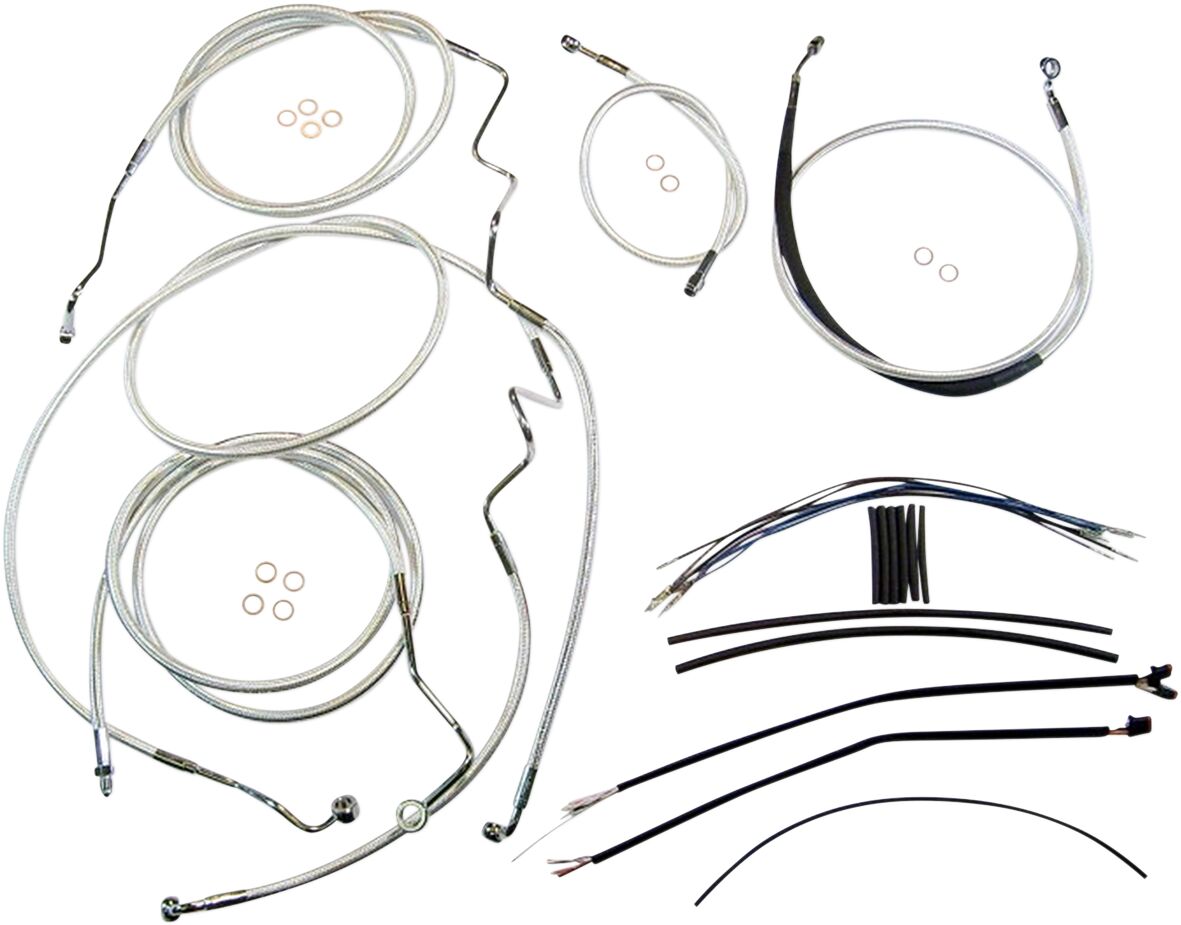 HANDLEBAR INSTALLATION KIT DESIGNER STERLING CHROMITE® II CHROME NATURE/CLEAR