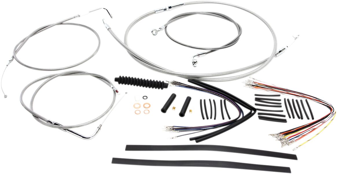 CONTROL CABLE KIT HANDLEBAR XR OE STYLE ABS STAINLESS STEEL