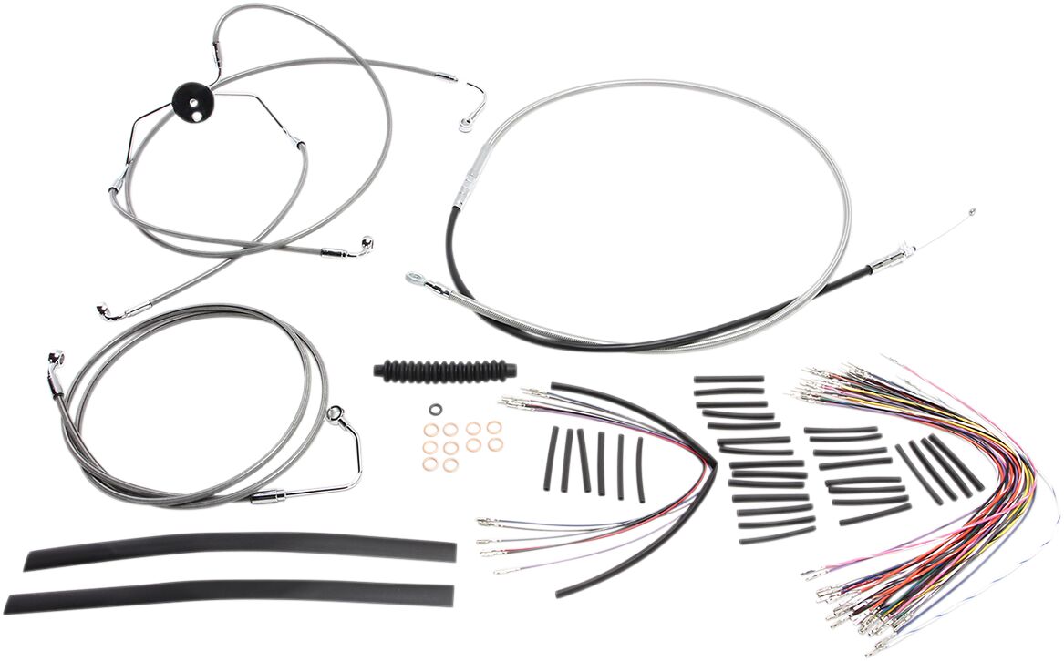CONTROL CABLE KIT HANDLEBAR XR OE STYLE ABS STAINLESS STEEL