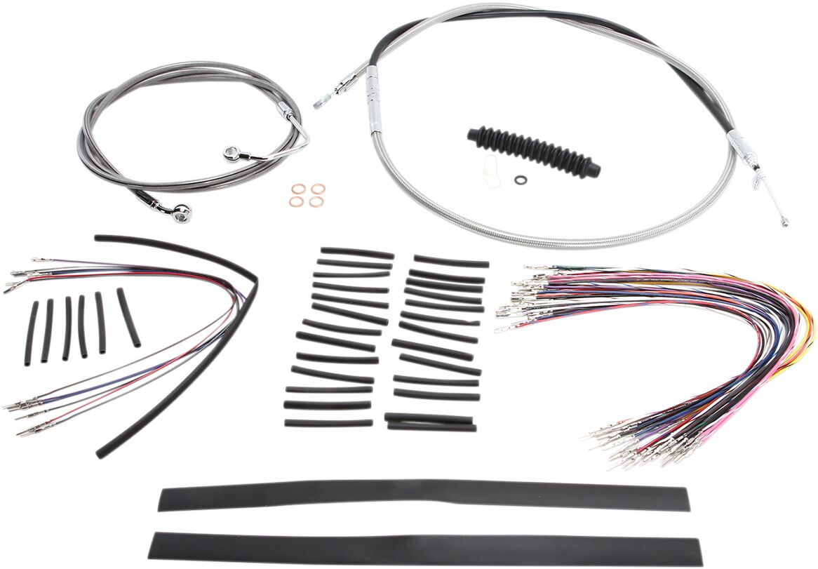 CONTROL CABLE KIT HANDLEBAR XR OE STYLE ABS STAINLESS STEEL
