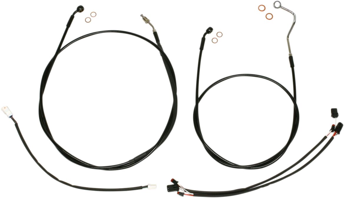 CONTROL CABLE KIT XR BLK