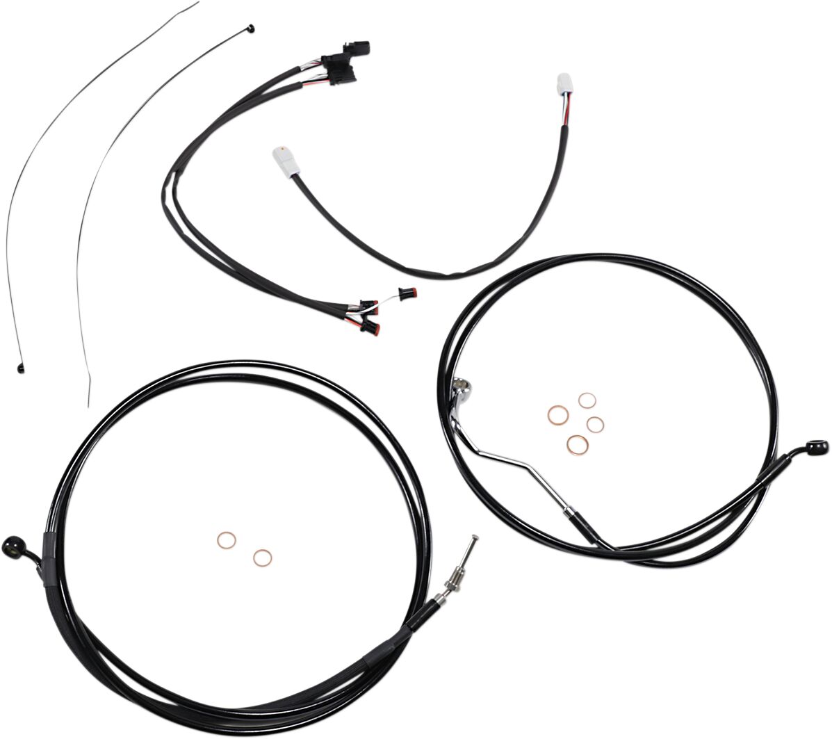 CONTROL CABLE KIT XR BLK