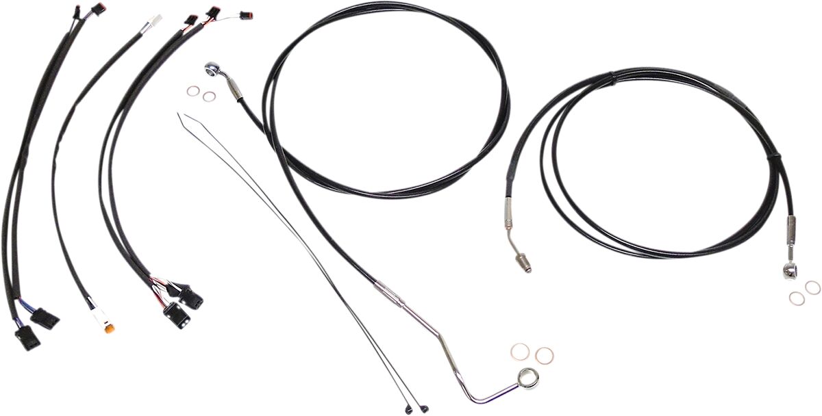 Black/Chrome XR Control Cable Kit