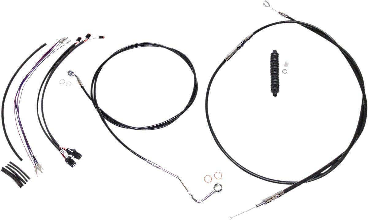 Black/Chrome XR Control Cable Kit