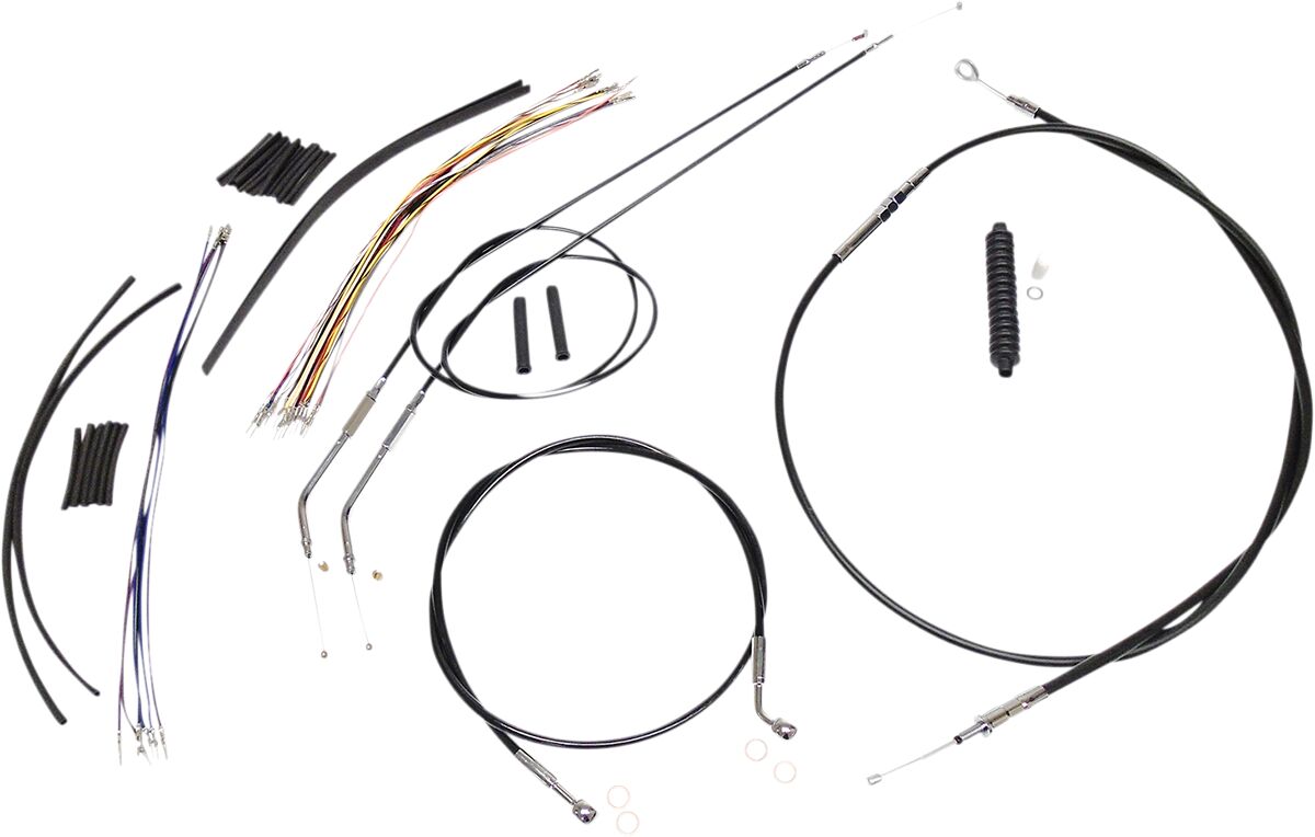 Black/Chrome XR Control Cable Kit