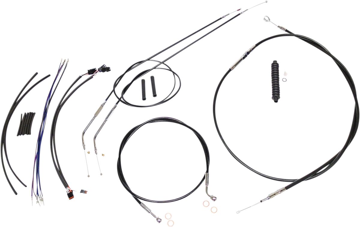 Black/Chrome XR Control Cable Kit