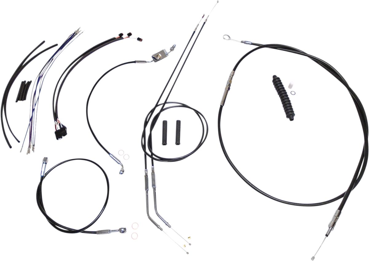 Black/Chrome XR Control Cable Kit