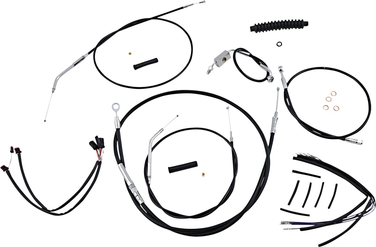 Black/Chrome XR Control Cable Kit