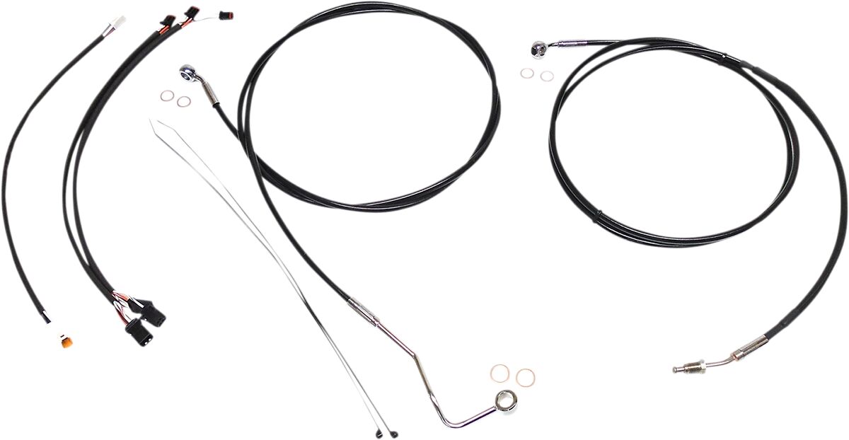 Black/Chrome XR Control Cable Kit