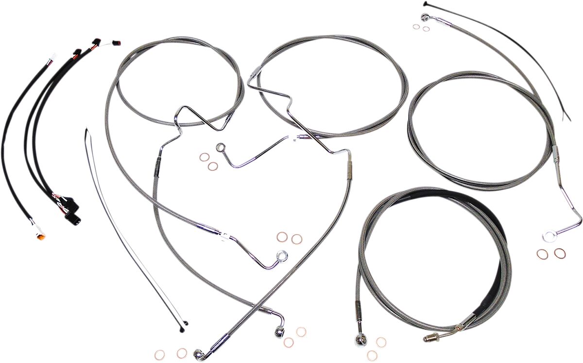 Stainless Steel/Chrome XR Control Cable Kit
