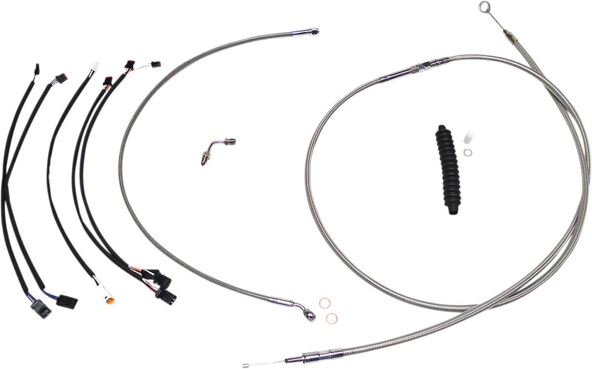Stainless Steel/Chrome XR Control Cable Kit