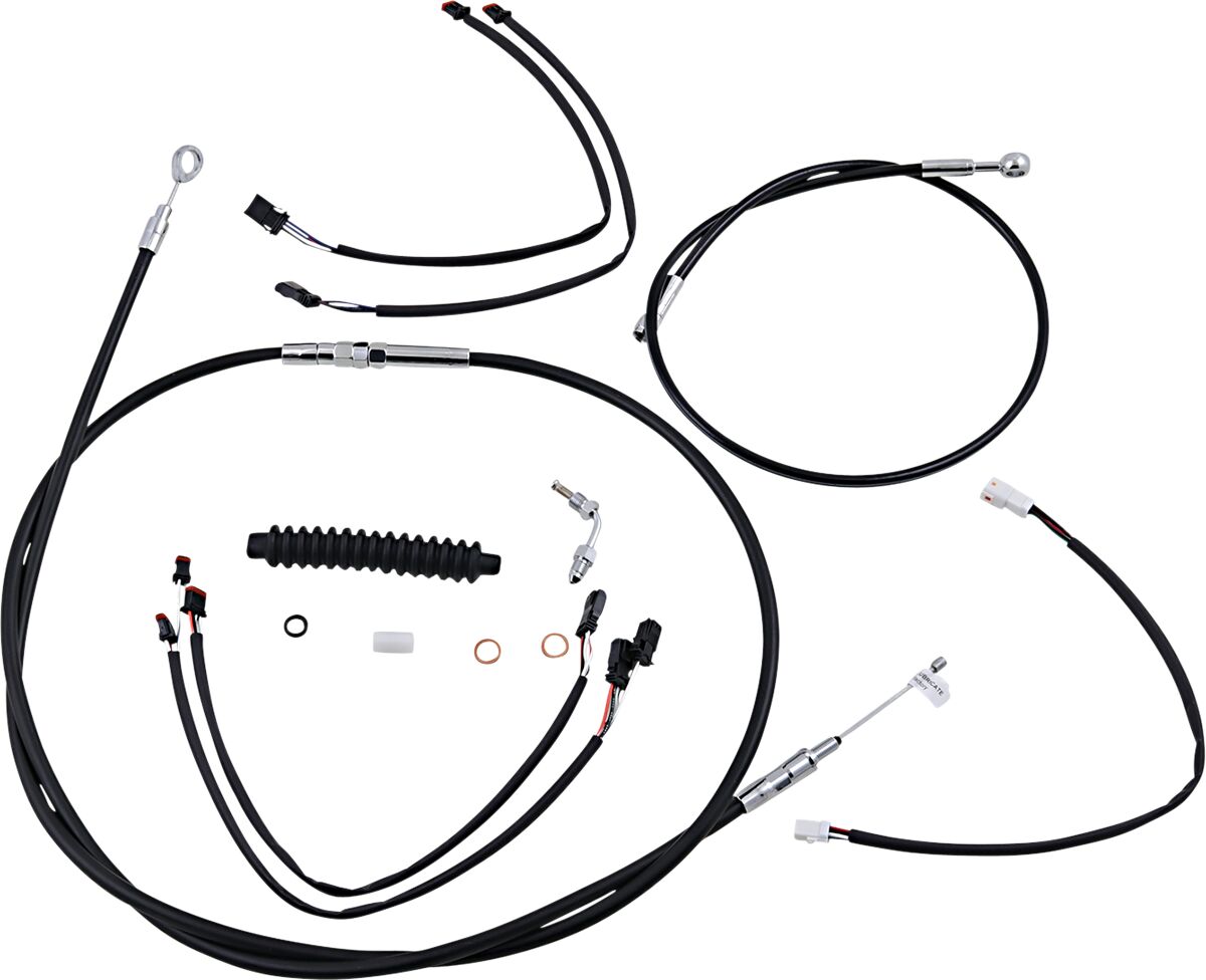 Black/Chrome XR Control Cable Kit