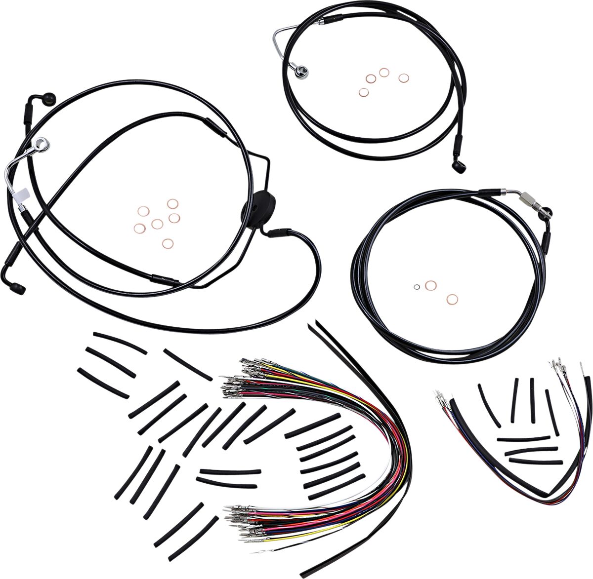 CONTROL CABLE KIT XR BLK