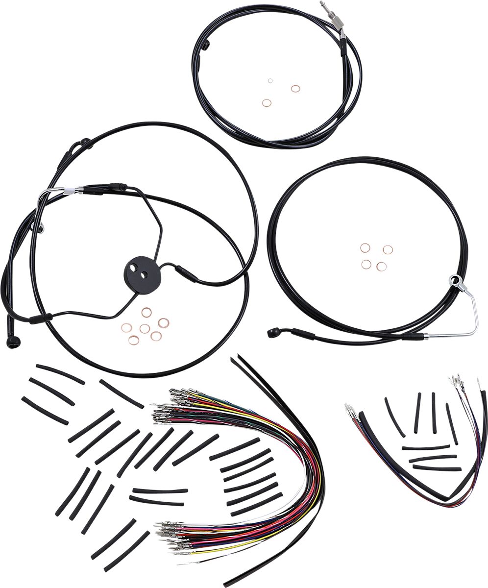 CONTROL CABLE KIT XR BLK