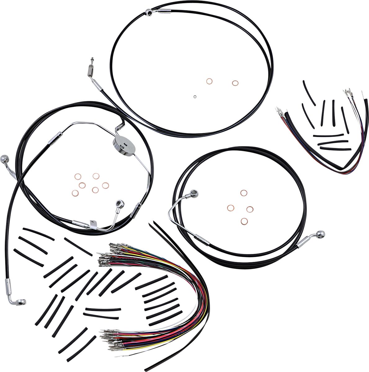 CONTROL CABLE KIT XR BLK
