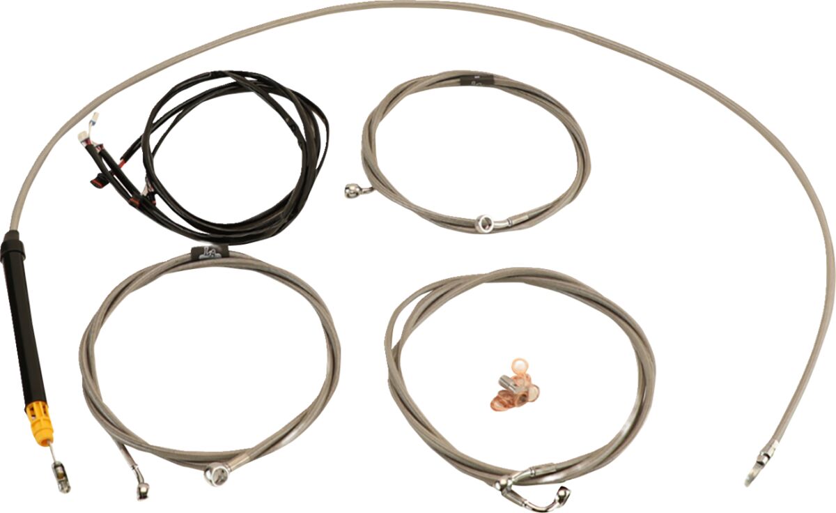Cable Kit - 15" - 17" Handlebars - Stainless
