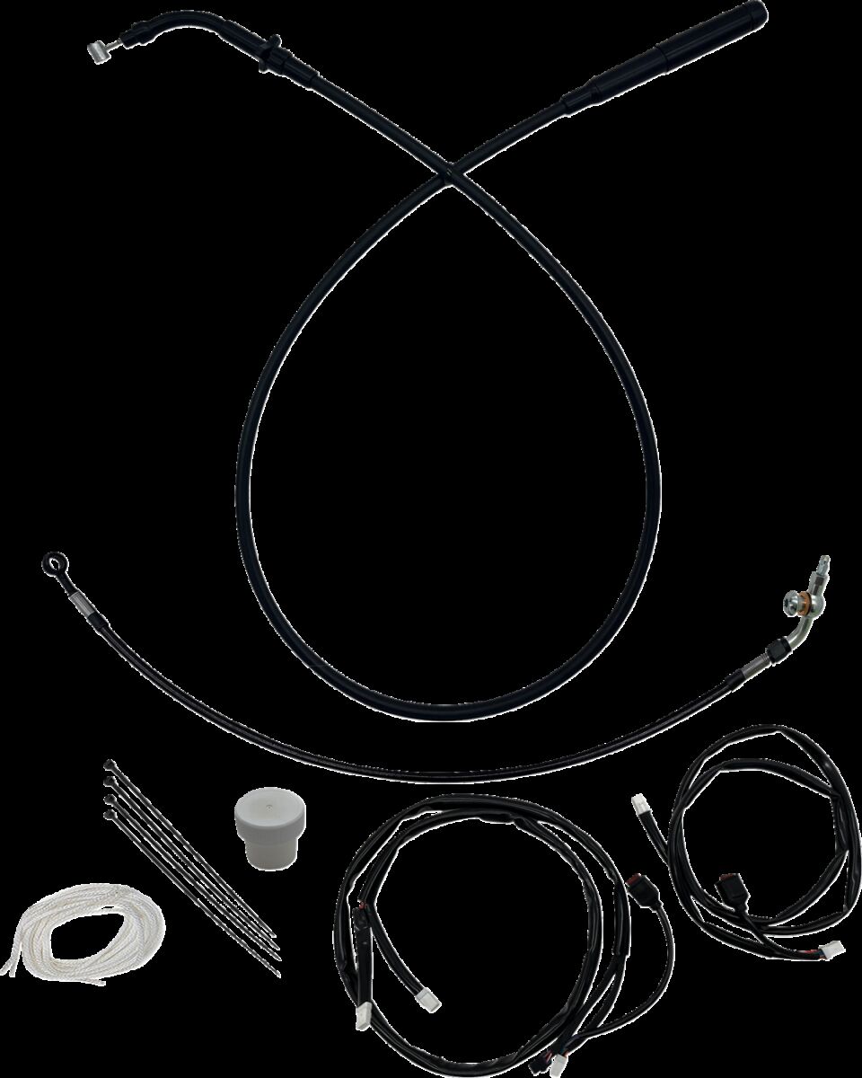 EZ INSTALL KT  H-BAR PLUS 6" FLTR, FLTRSE BLACK