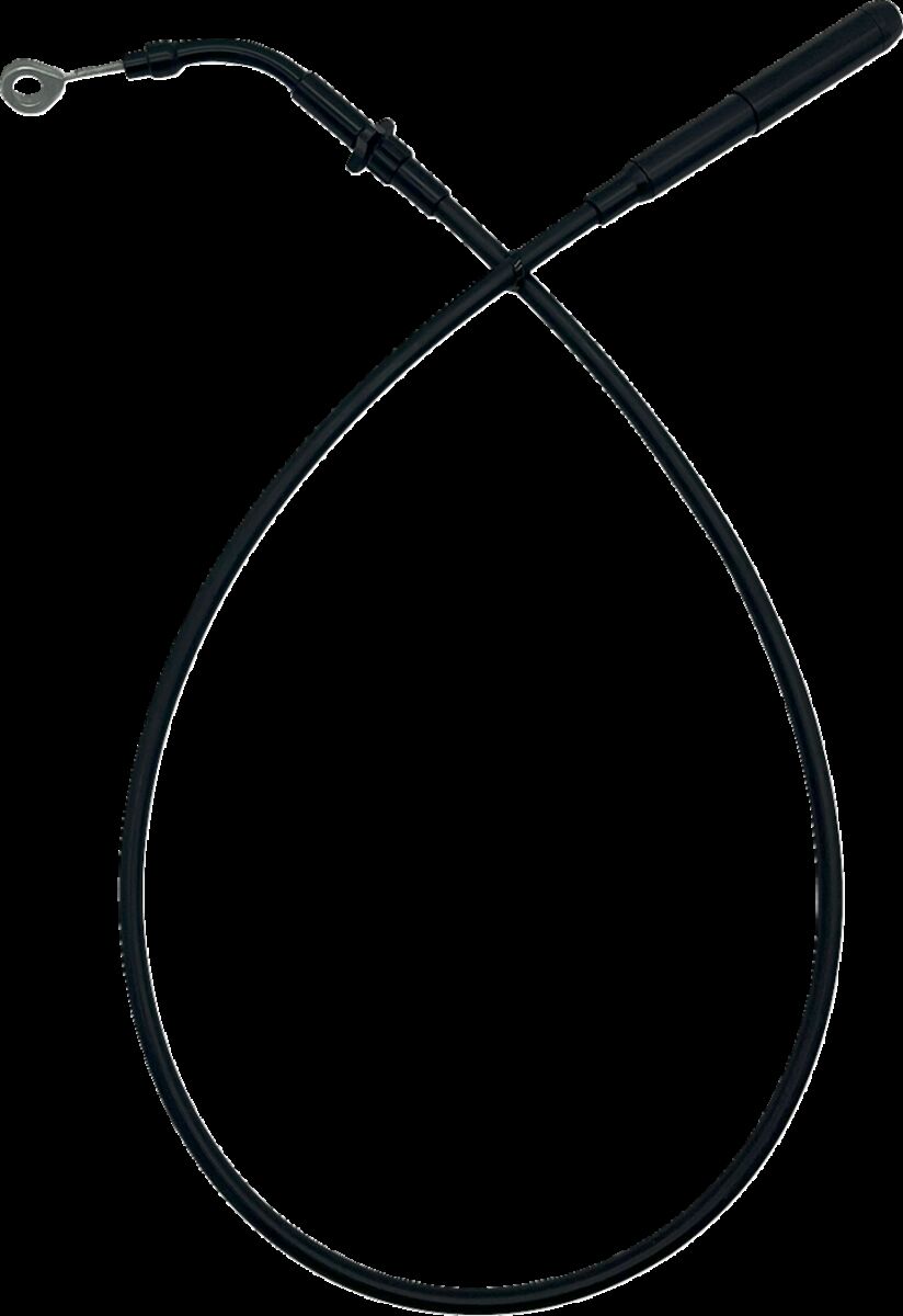 EZ INSTALL UPPER CLTCH CBL +2" FLTR FLHX MODELS 21-23 BLACK