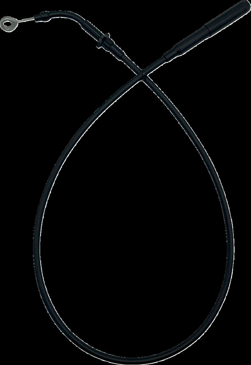 EZ INSTALL UPPER CLTCH CBL +8" FLTR FLHX MODELS 21-23 BLACK