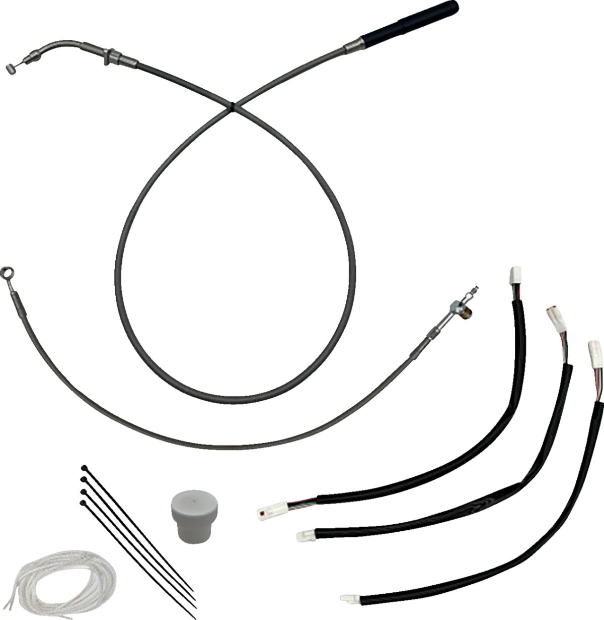 INSTALL KIT FLHX/SE 23-24 BRAIDED FOR 11" BAR
