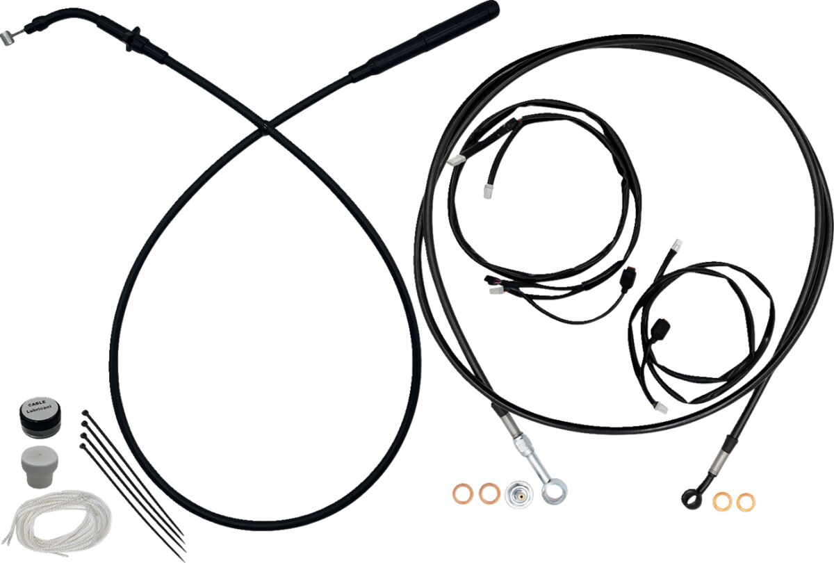 EZ Install Upper Clutch Cable - 16" Handlebars - Black