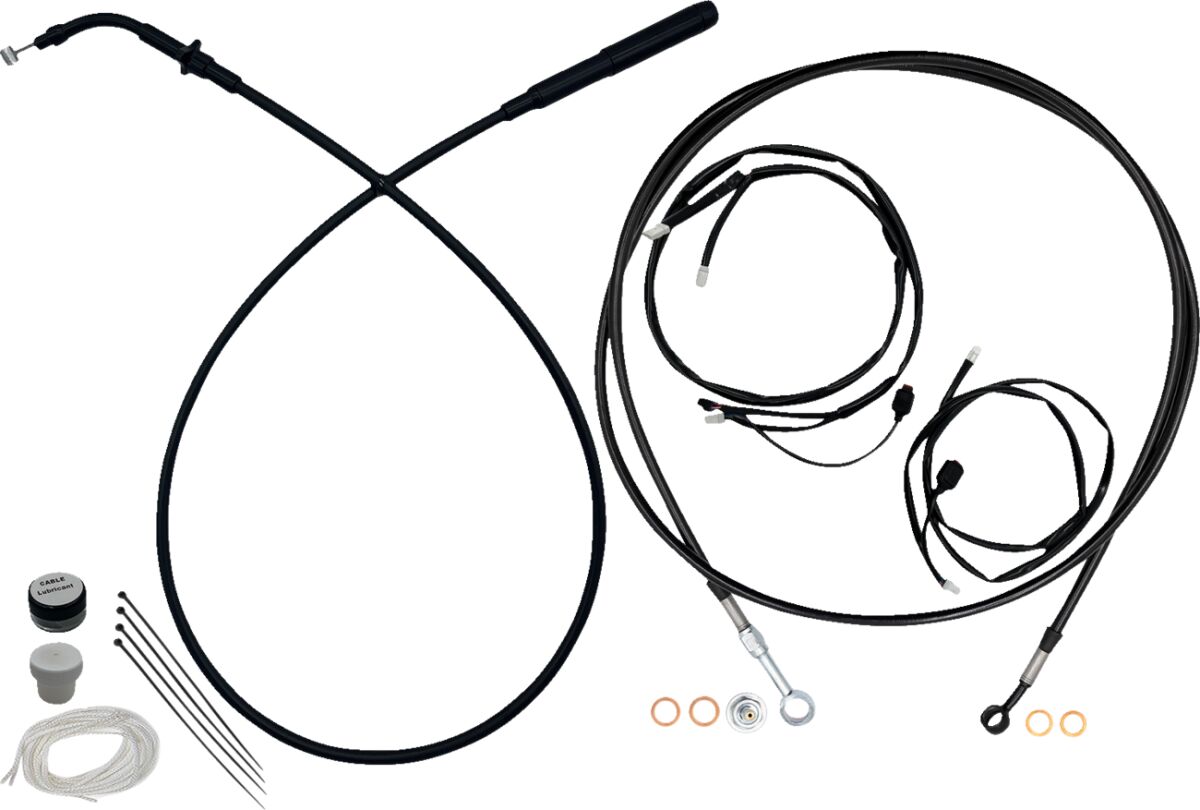 EZ Install Upper Clutch Cable - 16" Handlebars - Black