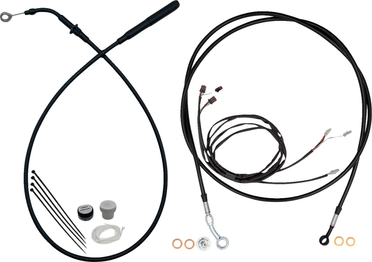 EZ Install Upper Clutch Cable - 16" Handlebars - Black