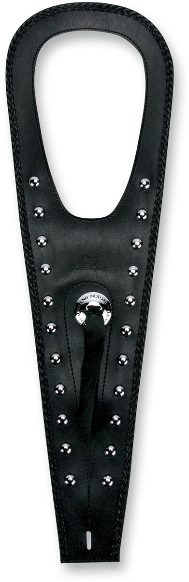 TANK BIB VINYL STUDDED BLACK
