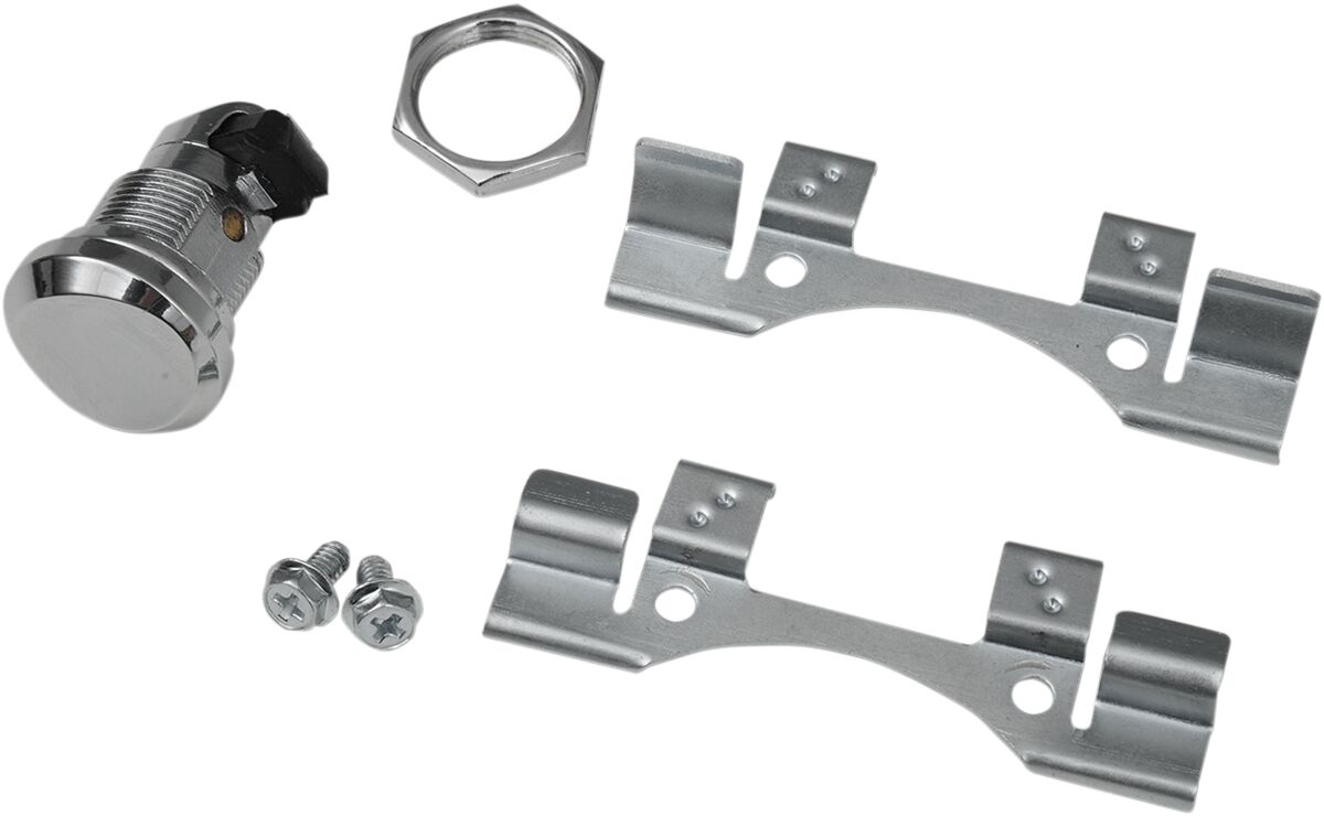 LATCH FUEL DOOR PUSH-BUTTON CHROME