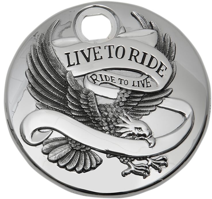FUEL DOOR LIVE TO RIDE CHROME