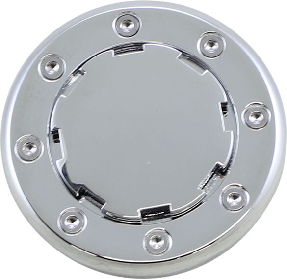 CAP GAS VENTED FLUSH CHR