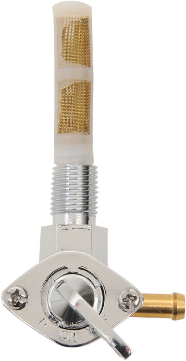 PETCOCK 1/4 NPT SIDE 90° CHROME