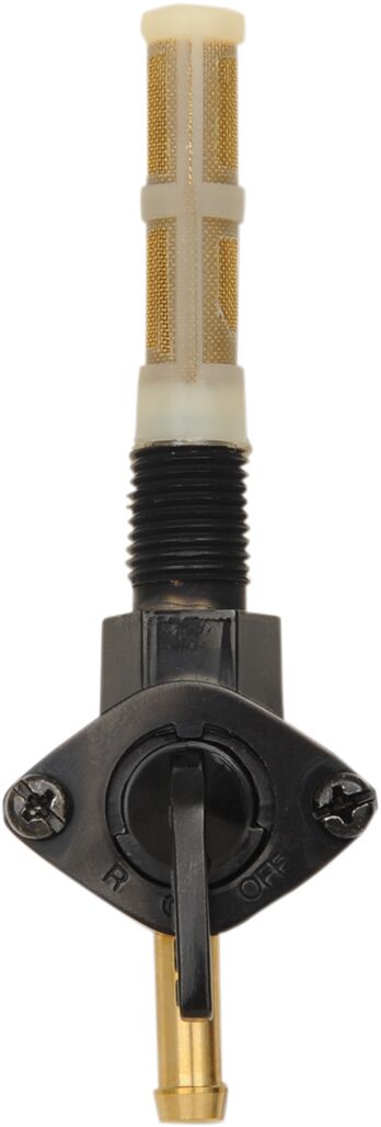 PETCOCK 1/4 NPT DOWN BLACK