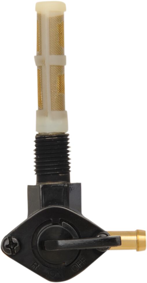PETCOCK 1/4 NPT SIDE 90° BLACK
