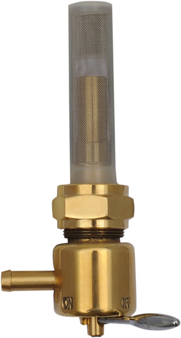PETCOCK 22MM REAR 90° BRONZE