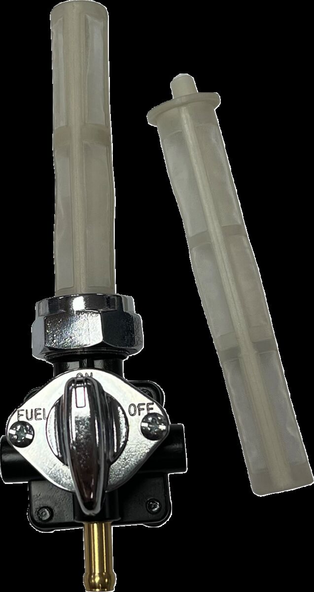 PETCOCK VAC DOWN OUTLET BLK