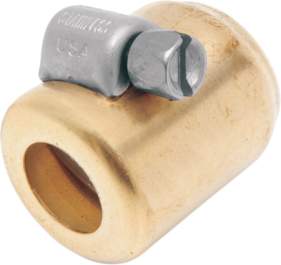 COLORED HOSE CLAMPS 3/8" (9,5MM) BRASS 6 PACK