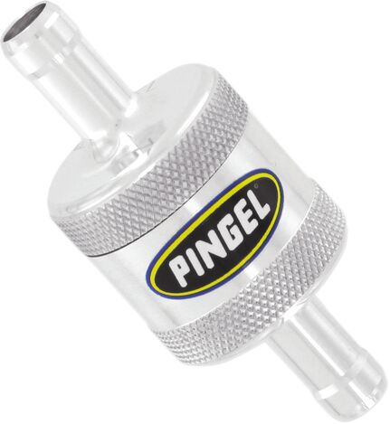 INLINE SS FUEL FILTER SATIN 3/8 IN 3/8 OUT