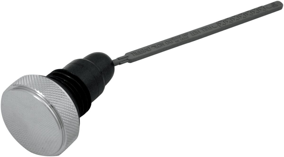 PEAKED OIL TANK DIPSTICK CHROME