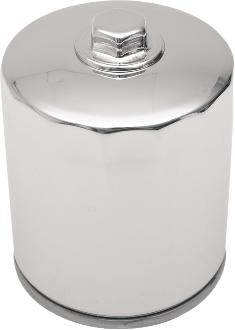MAGNETIC RING OIL FILTER W/ NUT CHROME