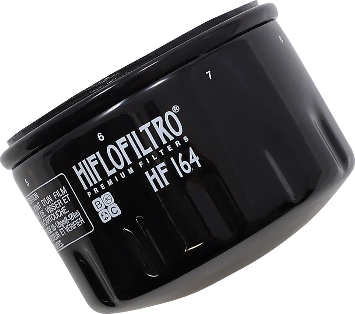 OIL FILTER SPIN-ON PAPER GLOSSY BLACK